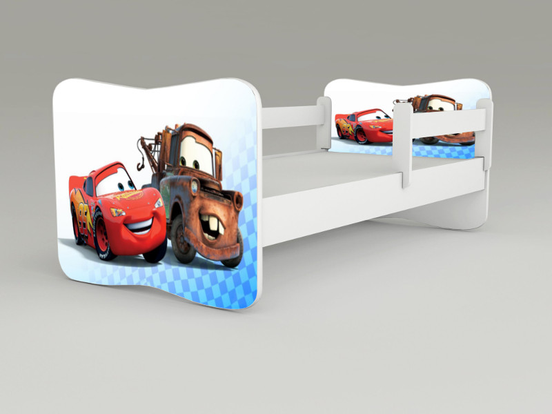 Detská posteľ s odnímateľnými zábranami  Cars MCQ